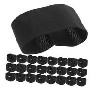 KOMBIUDA 25pcs Black Elastic Mourning Armband for Funeral and Memorial Football Captain Bands for Respect and Grief Expression During Qingming and Mourning Activities
