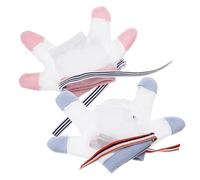 KOMBIUDA 2pairs Bite Finger Gloves for Boy Girl Thumb Sucking Stop Gloves Breathable Protective for Boy Girl Preventing Finger Sucking at Night