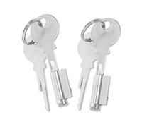 KOMBIUDA 2pcs 22mm Refrigerator Cylinder Locks Keys for Glass Door Cabinets Safety Freezer and Fridge Door Locks Replacement Security for Display and Storage Cabinets