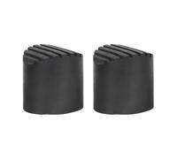 KOMBIUDA 2pcs 56mm Non-Slip Rubber Ladder Feet Covers, Round Protective Mats for Aluminum Extension Ladders, Anti-Skid Replacement Pads for Home and Apartment Stair Safety