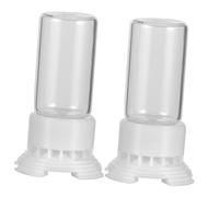 KOMBIUDA 2pcs Ant Nest Water Feeders Plastic Glass Water Feeding Cups for Ant Farms Clean Portable Feeder Accessories for Keeping
