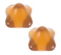 KOMBIUDA 2pcs Beeswax Massage Balls Hand Playing Ball Hand Exercise Massage for Finger and Muscle Stimulation Hexagonal Shape for Therapy and Stress Relief