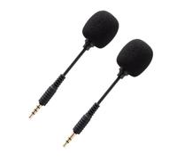 KOMBIUDA 2pcs Bendable Microphone for Phone and Tablet Flexible Live Streaming Mic Design Compact for Indoor and Outdoor Use Great Sound Quality
