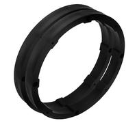 KOMBIUDA 2pcs Black Abs Car Speaker Adapter Ring Spacer for Stable Mounting