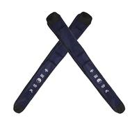 KOMBIUDA 2pcs Blue Canvas Taichi Sword Bag with Water Bottle Pocket Rainproof Martial Arts Accessory Carrying Case for Chinese Kung Fu Samurai Cosplay Outdoor Training