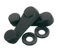 KOMBIUDA 2pcs Car Window Crank Handle Knob for Vehicle Door, Plastic Material with Space-Saving Design and Firm Construction, Suitable for Manual Glass Lifter in Automotive Interior