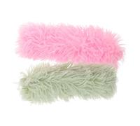 KOMBIUDA 2pcs Catnip Plush Pillows Soft Crinkle Sound Cat for Cats Teething Chew with Comfortable Plush Material Easy to Clean Play and Snuggle