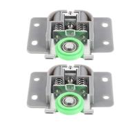 KOMBIUDA 2pcs Closet Door Rollers Panel Wardrobe Roller Replacement Hardware for Barn Door System Quiet Sliding DIY Home Renovation