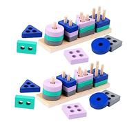 KOMBIUDA 2pcs Creative Boys and Girls Toy Design Improve Shape Understanding Birthday