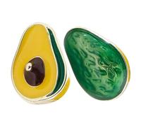KOMBIUDA 2pcs Cute Avocado Earrings for Women Summer Fruit Jewelry Playful Accessory Easy Maintenance Lightweight Xmas Holiday