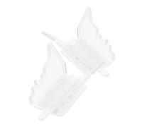 KOMBIUDA 2pcs Decorative Butterfly Shape Window Lock Invisible Safety Stopper for Sliding Childproof Design for Home Security Easy Installation No Drilling Required