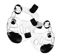 KOMBIUDA 2pcs Detachable Boxing Face Protector for Adults Lightweight Karate Sparring Gear Comfortable Sports Headgear Easy to Clean Face Guard for Martial Arts Training