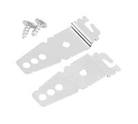 KOMBIUDA 2pcs Dishwasher Brace Mounting Kit Universal Dishwasher Clips Heavy-Duty Iron for Granite Countertops Easy to Install