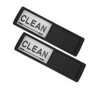 KOMBIUDA 2pcs Double-sided Magnetic Dishwasher Sign for Clean Dirty Dishes Easy to Read Kitchen Indicator Versatile and for Refrigerator Use Heart Design