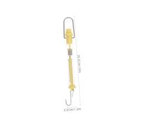 KOMBIUDA 2pcs Dual Scale Newton Force Spring Scales Hanging Tube Scientific Spring Balance for Physics Experiments and Teaching Tools Random Color