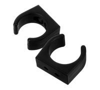 KOMBIUDA 2pcs Durable Black Nylon Fishing Rod Holders for Yachts Canoes Garage Storage Enhanced Stability Multipurpose Use