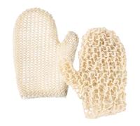 KOMBIUDA 2pcs Exfoliating Scrub Gloves for Body Mittens Foaming Mittens Shower Gloves Pack Unisex Skin Cleaning Supplies