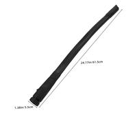 KOMBIUDA 2pcs Flexible Vacuum Crevice Tool Replacement Attachments for Soft Flat Nozzle Extension with Long Reach for Floors Carpets and Narrow Gaps Cleaning