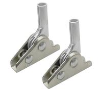 KOMBIUDA 2pcs Folding Chair Support Hinges Steel Sofa Angle Mechanism Furniture Hardware for Portable Folding Stools and Beach Chairs