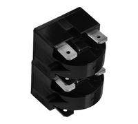 KOMBIUDA 2pcs Fridge Freezer Compressor Starter Protector Ohm Ptc Thermal Overload Protector for Refrigerators Easy Install Durable Material Compatible with Models