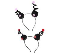 KOMBIUDA 2pcs Ghost Headband Set with Large Googly Eyes Spooky Eyeball Hair Accessories for Halloween Party Cosplay Carnival and Stage Performance Lightweight and Comfortable Design