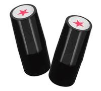 KOMBIUDA 2pcs Golf Ball Marker Self Inking Stamper Tool with Quick Dry Ink Portable Reusable Design for Easy Identification Durable Star Pattern for Golf Enthusiasts