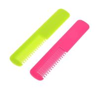KOMBIUDA 2pcs Grooming Comb Gentle Hair Detangling Comb for Newborns Toddlers Soft Material Round Teeth Design for Safe Scalp Care Boy Girl Hair Brush