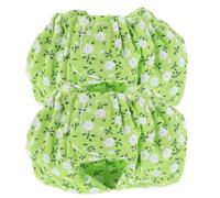 KOMBIUDA 2Pcs Guinea Pig Pet Diapers: Washable Small Animal Diaper Soft & Absorbent for Squirrel and Rabbit - Replaceable Tiny Pets Potty Underwear Reusable Flower Pattern