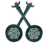 KOMBIUDA 2Pcs Hamster Sand Bath Shovel Small Pet Scoop Plastic Litter Sifter for Cage Cleaning Suitable for Hamsters, Gerbils, and Small Rodents