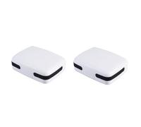 KOMBIUDA 2pcs Hearing Aid Hard Case Carry Case for Hearing Aids Storage Box Holder Padded Interior for Traveling Daily Use