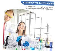 KOMBIUDA 2pcs Heavy Duty Closed Extension Iron Support Rings for Laboratory Stand Beakers Support Ring for Chemistry Experiments School and Research Use