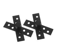 KOMBIUDA 2pcs Heavy Duty Stainless Steel Hidden Door Hinge Pivot Rotation Concealed Pivot System for Secret Cabinet Bookshelf Doors Space-Saving Invisible Hardware