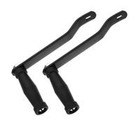 KOMBIUDA 2pcs Heavy Duty Trailer Winch Handle Ergonomic Galvanized Iron Crank for Manual Hand Winch Durable Portable Replacement for Boat and Car Trailers Comfortable Grip for Outdoor