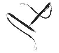 KOMBIUDA 2pcs High Sensitivity Fiber Stylus Pen with Spring-loaded Touch Tip Nonslip Capacitive Screen Pen for Tablets and Phones with Lanyard for Precise Drawing and Writing Touchscreen