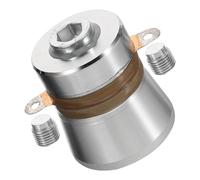 KOMBIUDA 2pcs Industrial Ultrasonic Transducer 50w 40khz Piezoelectric Vibration Head Replacement for Ultrasonic Cleaner Bath Suitable for Lab Cleaning Equipment