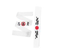 KOMBIUDA 2pcs Japanese Ninja Headscarf Karate Accessory Sports Headband Japanese Karate Headband Fitness Chef Japan Samurai Supply