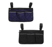 KOMBIUDA 2pcs Lightweight Hanging Organizer with Multiple Pockets Reflective Strip for Everyday Use Outdoor Trips