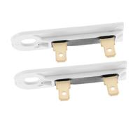 KOMBIUDA 2pcs Long Appliance Thermal Fuse Replacement for Dryer Design Easy to Install Compatible with Multiple Washing Machine Brands