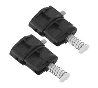 KOMBIUDA 2pcs Luggage Lock Tongue Accessories Metal Telescopic Handle Replacement Clips for Suitcase Repair Travel Parts