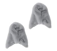 KOMBIUDA 2pcs Medium Gray Bird Nest Blanket Warm Parrot Sleeping Shawl Soft Cozy Cover for Small Birds Canary Budgie Finch Cage Bedding