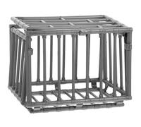 KOMBIUDA 2Pcs Miniature Animal Cage Model Plastic DIY Craft for Practice Mini House Decor Micro Landscape Accessories