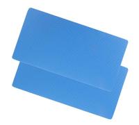 KOMBIUDA 2pcs Non-Slip Mini Yoga Knee and Elbow Pads Blue Kneeling Cushion Protective Mat for Yoga Sports and Gardening