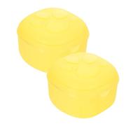 KOMBIUDA 2pcs Pacifier Dust Box Travel Pacifier Holder Case for Dummy Container Portable Hanger for Go Use