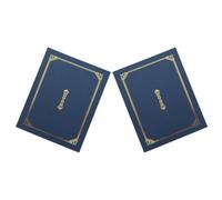 KOMBIUDA 2pcs Paper Diploma Folder for Documents with Elegant Design, Sturdy Construction, and Versatile Use, for Graduation Time, Awards, and Certificates, A4 Size Certificate Paper Kit