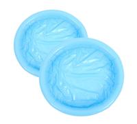 KOMBIUDA 2Pcs Portable Inflatable Sand Trays Lightweight Easy to Inflate for Promotes Imagination and Fine Motor Skills Sky Blue
