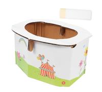 KOMBIUDA 2pcs Potty Portable Travel Foldable Paper Toilet Seat for Simple Design for Practical Use Easy to Open and Store