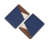 KOMBIUDA 2pcs PU Leather Adhesive Phone Pocket with Card Slots Sleeve for Secure Card Storage Portable Phone Holder for Easy Installation Compatible with Smartphones
