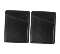KOMBIUDA 2pcs PU Leather Card Holder Wallet for Phone Stick Back Pocket Card Sleeve Durable Coin Pocket Convenient Phone Wallet