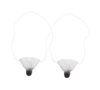 KOMBIUDA 2Pcs Realistic Fake Mouse Nose Lightweight Halloween Costume Accessory for Cosplay Carnival Party Dress Up