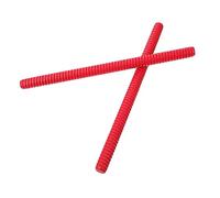 KOMBIUDA 2Pcs Red Wooden Rhythm Sticks Early Educational Musical Percussion Instruments for Natural Hardwood for Developing Rhythm Skills for Classroom and Home Use